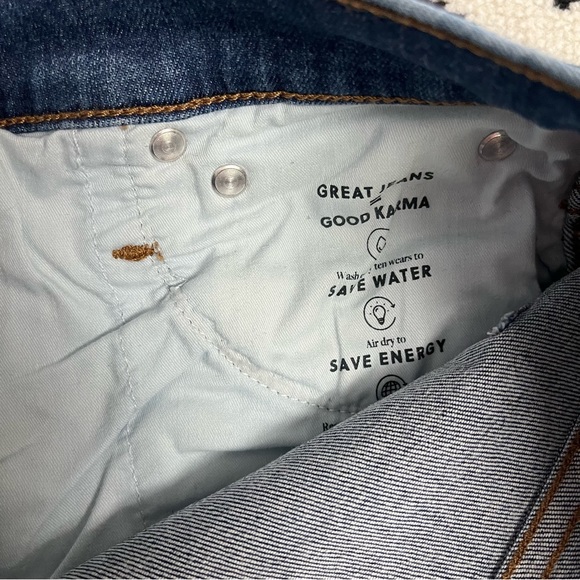 J. Crew Vintage Straight ECO High Rise Exposed Button Front Jeans Size 27 - Picture 12 of 15